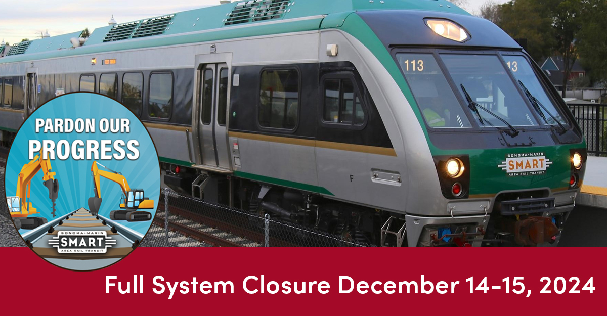 full system closure December 14 and 15